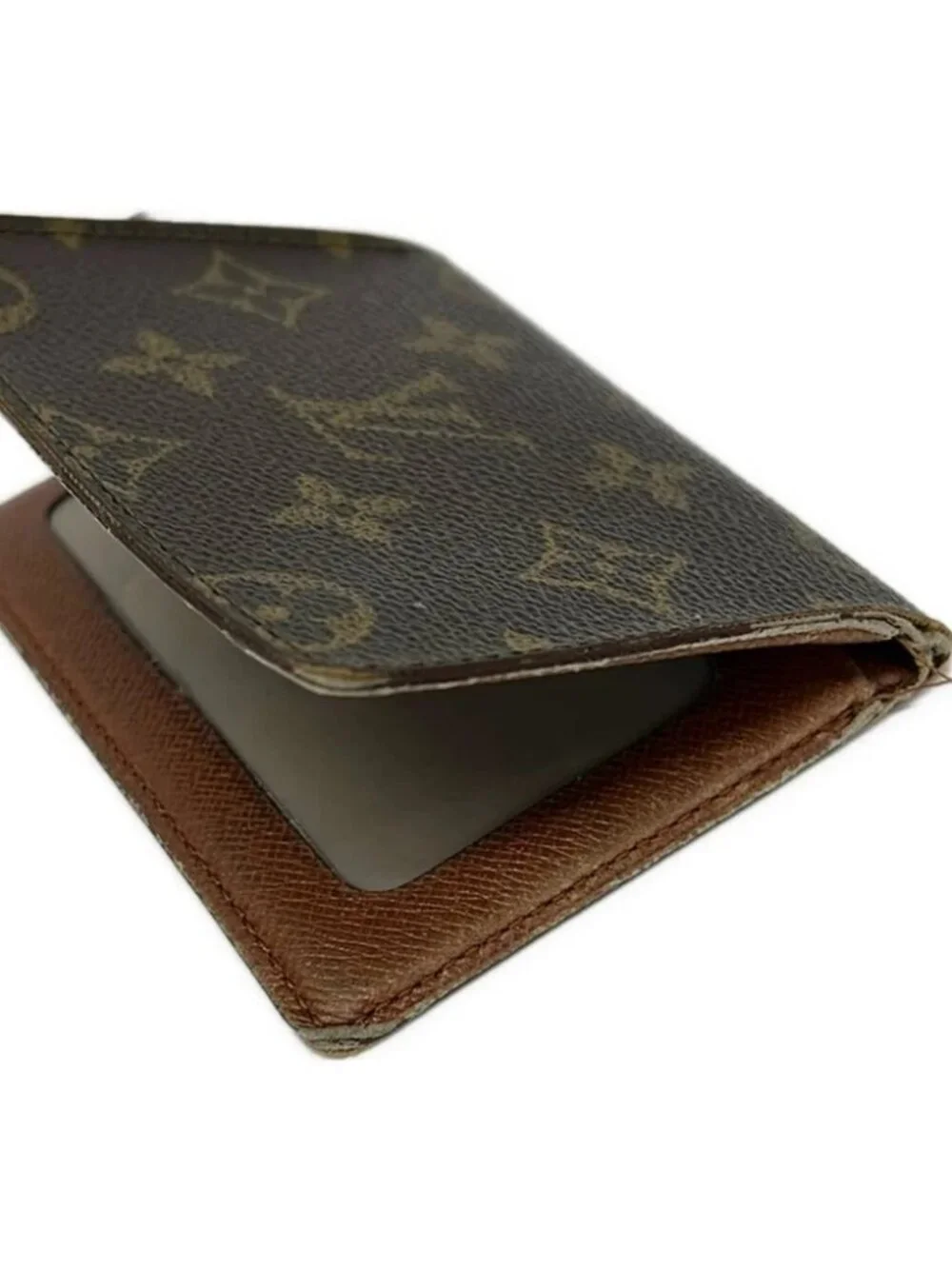 LOUIS VUITTON Porte 2 Cartes Vertical M60533 Monogram CA0954 Pass Holder